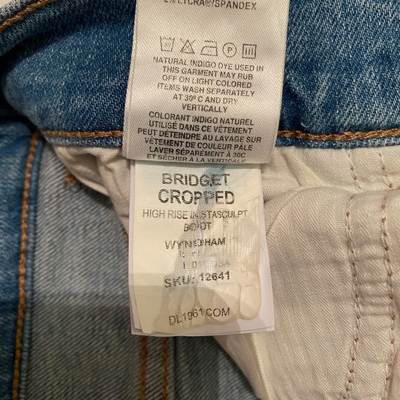 DL1961 Bridget Cropped high rise instasculpt boot cut - Picture 3 of 10